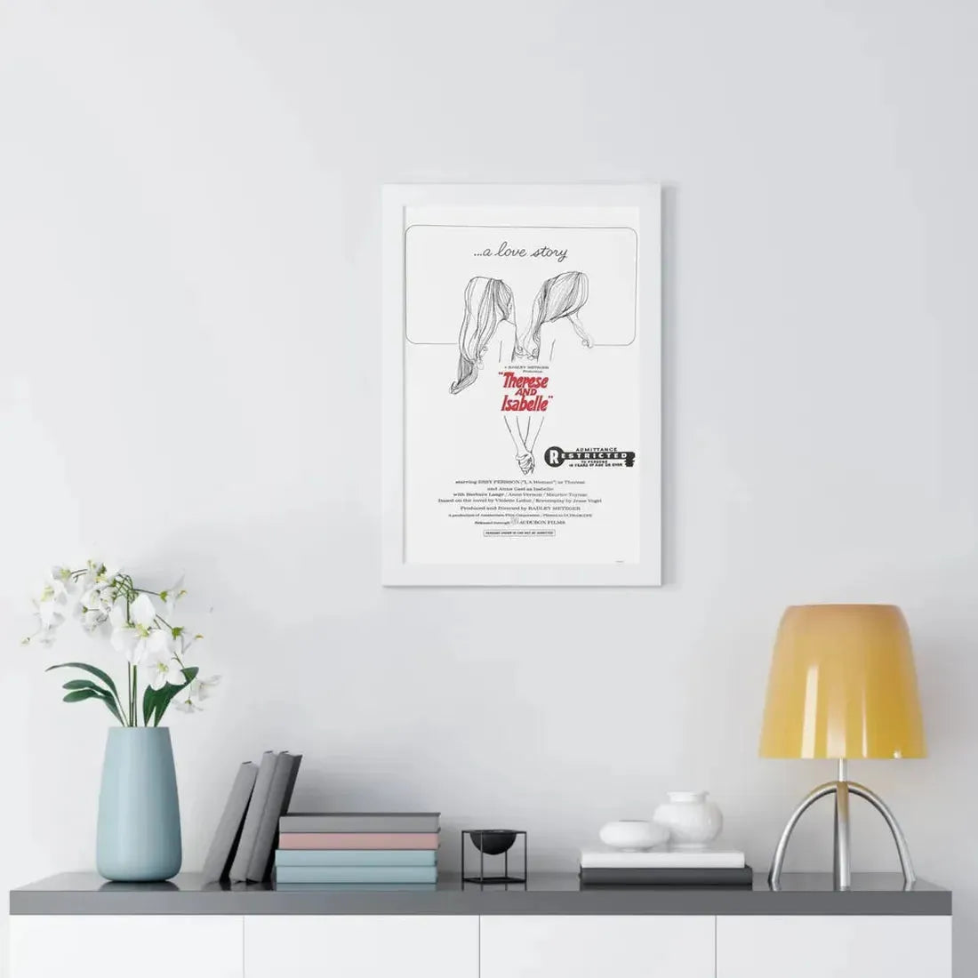 THERESE AND ISABEL 1968 - Framed Movie Poster - The Sticker Space