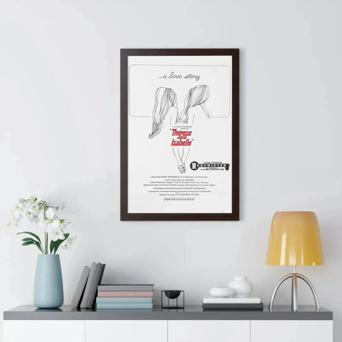 THERESE AND ISABEL 1968 - Framed Movie Poster - The Sticker Space