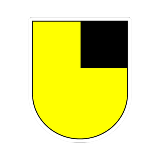 Therwil-blason (Switzerland) (Coat of Arms) STICKER Vinyl Kiss-Cut Decal 2 Inch White - The Sticker Space