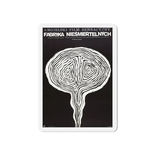 THESE ARE THE DAMNED (POLISH) 1963 Movie Poster - Refrigerator Magnet 6 Inch Die-Cut - The Sticker Space