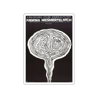 THESE ARE THE DAMNED (POLISH) 1963 Movie Poster STICKER Vinyl Die-Cut Decal 2 Inch - The Sticker Space