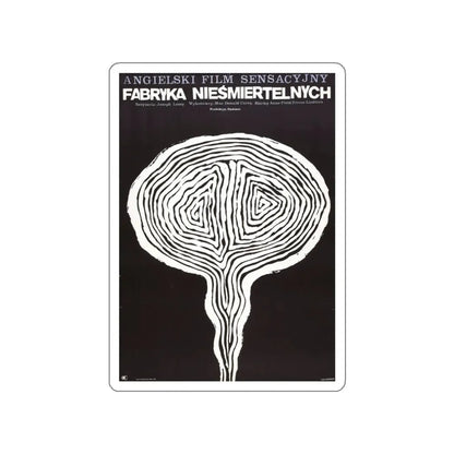 THESE ARE THE DAMNED (POLISH) 1963 Movie Poster STICKER Vinyl Die-Cut Decal 3 Inch - The Sticker Space