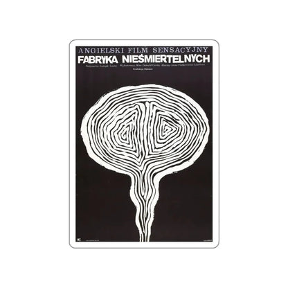 THESE ARE THE DAMNED (POLISH) 1963 Movie Poster STICKER Vinyl Die-Cut Decal 4 Inch - The Sticker Space