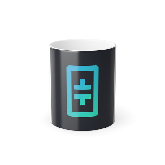 THETA THETA (Cryptocurrency) Color Changing Mug 11oz-11oz-The Sticker Space
