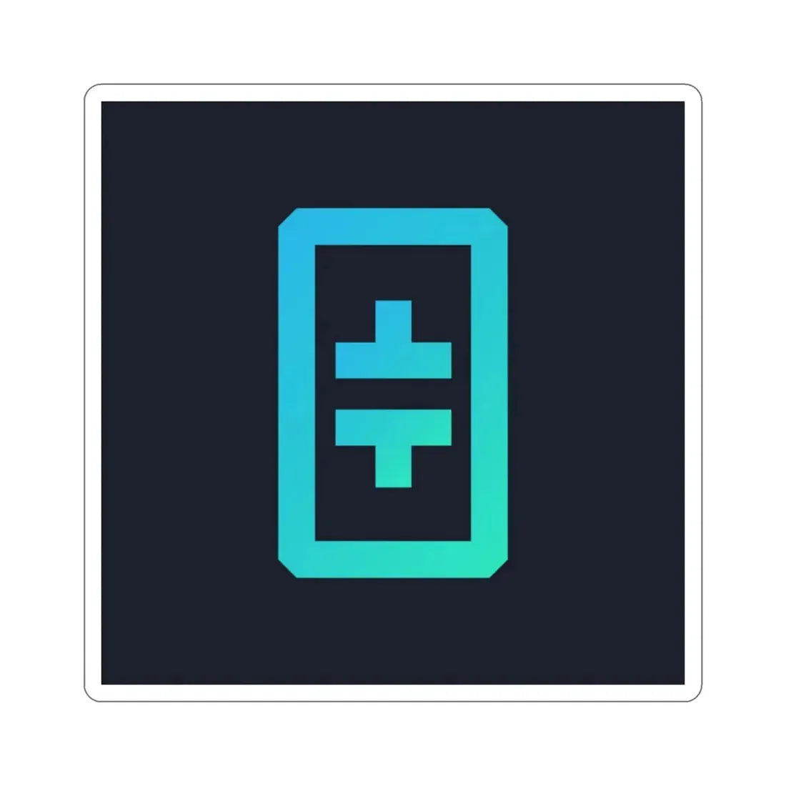 THETA THETA (Cryptocurrency) STICKER Vinyl Die-Cut Decal 2 Inch - The Sticker Space