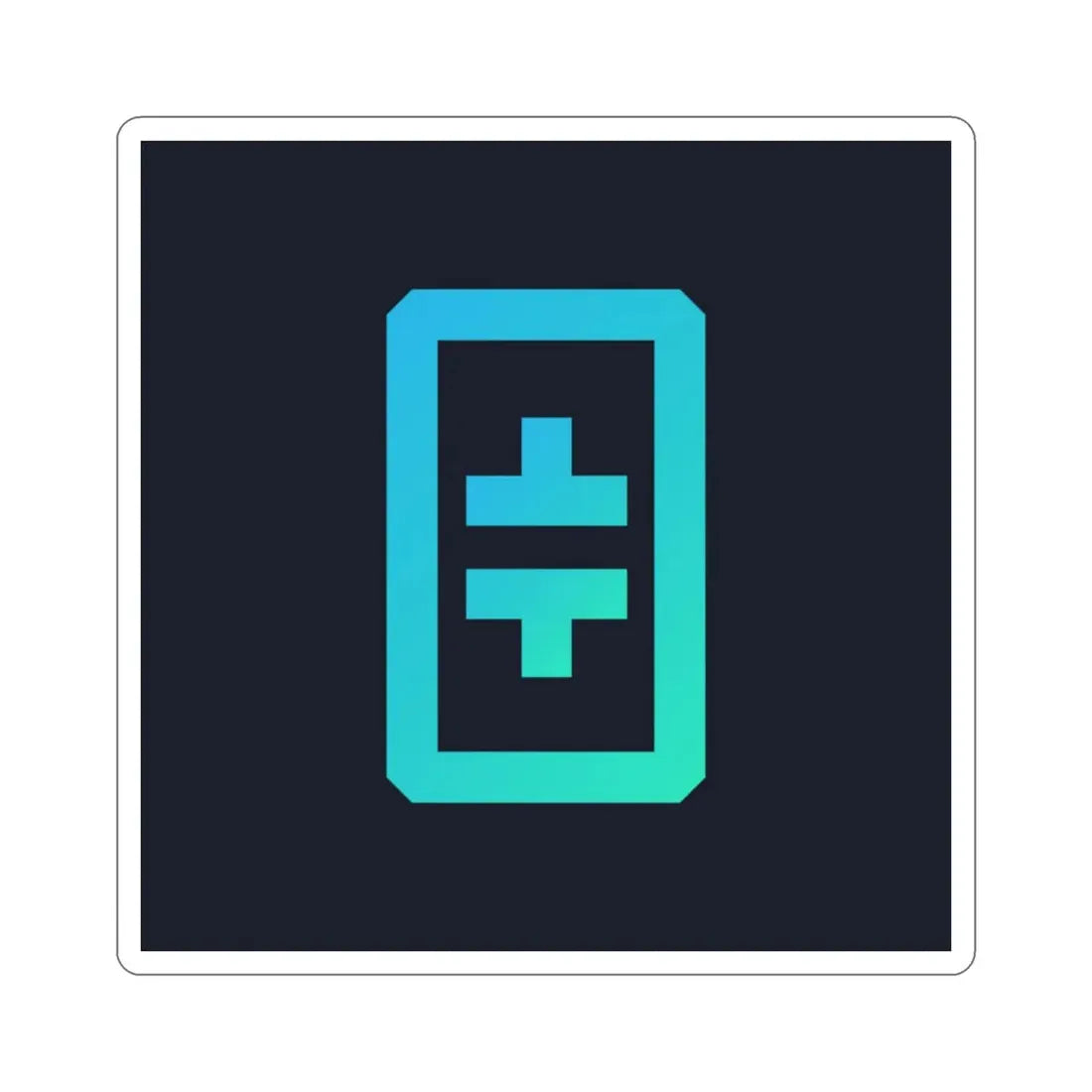 THETA THETA (Cryptocurrency) STICKER Vinyl Die-Cut Decal 2 Inch - The Sticker Space