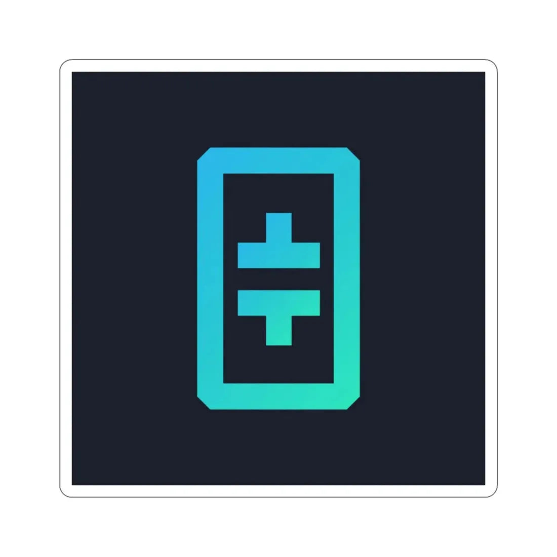 THETA THETA (Cryptocurrency) STICKER Vinyl Die-Cut Decal 3 Inch - The Sticker Space
