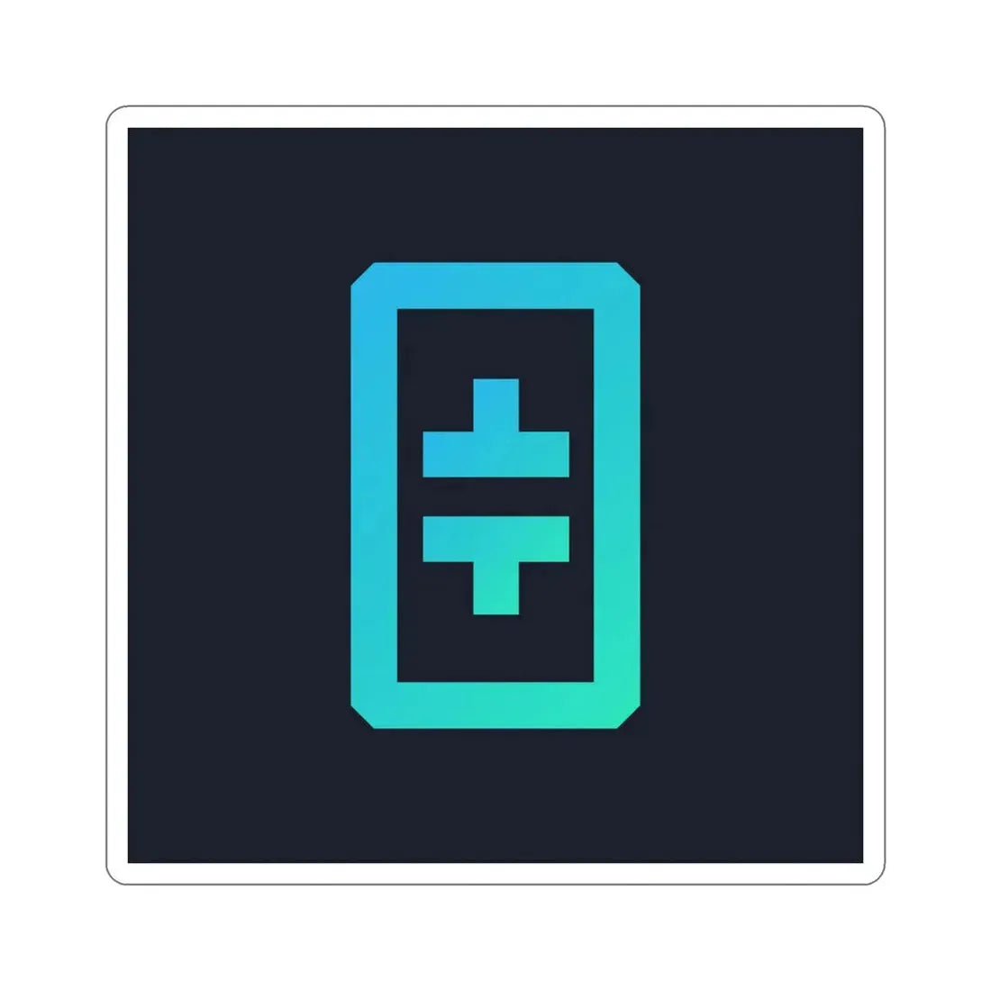 THETA THETA (Cryptocurrency) STICKER Vinyl Die-Cut Decal 5 Inch - The Sticker Space
