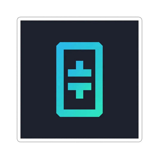THETA THETA (Cryptocurrency) STICKER Vinyl Die-Cut Decal 5 Inch - The Sticker Space