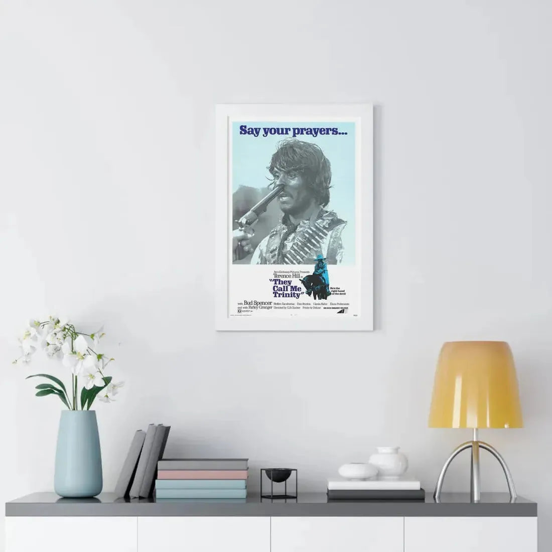 THEY CALL ME TRINITY 1970 - Framed Movie Poster - The Sticker Space