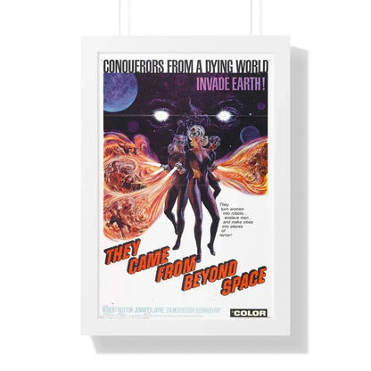 THEY CAME FROM BEYOND SPACE 1967 - Framed Movie Poster 16″ x 24″ White - The Sticker Space