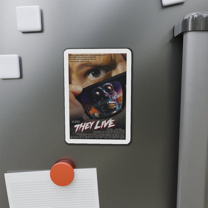 THEY LIVE! 1988 Movie Poster - Refrigerator Magnet