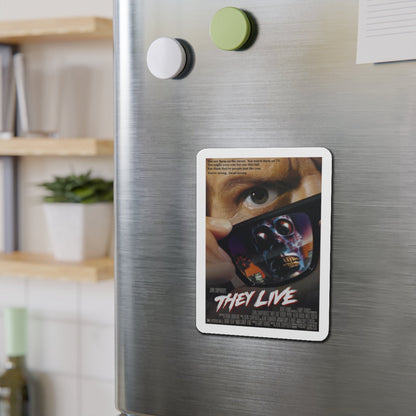 THEY LIVE! 1988 Movie Poster - Refrigerator Magnet