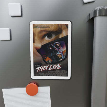 THEY LIVE! 1988 Movie Poster - Refrigerator Magnet