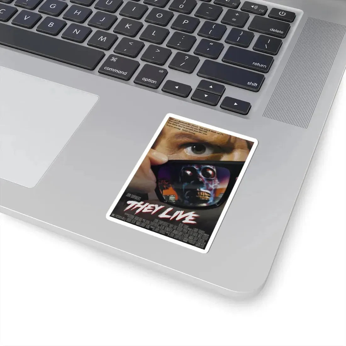 THEY LIVE! 1988 Movie Poster - STICKER Vinyl Kiss-Cut Decal - The Sticker Space
