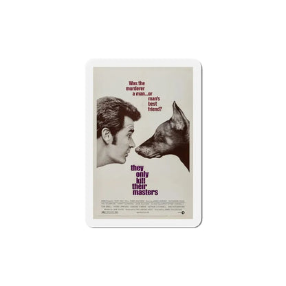 They Only Kill Their Masters 1972 Movie Poster Refrigerator Magnet 6 Inch - The Sticker Space