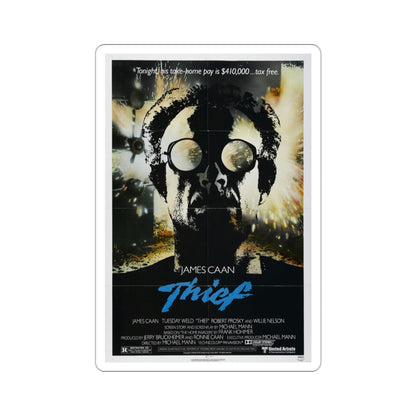 Thief 1981 Movie Poster STICKER Vinyl Die-Cut Decal-3 Inch-The Sticker Space