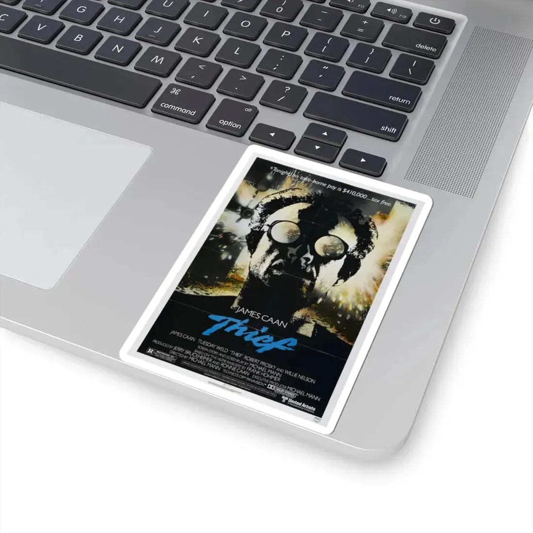 Thief 1981 Movie Poster - STICKER Vinyl Kiss-Cut Decal - The Sticker Space