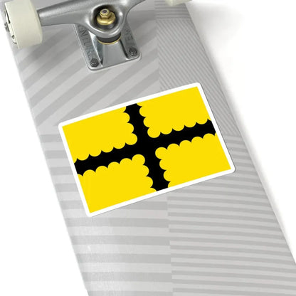 Thimister-Clermont vlag (Belgium) STICKER Vinyl Kiss-Cut Decal - The Sticker Space