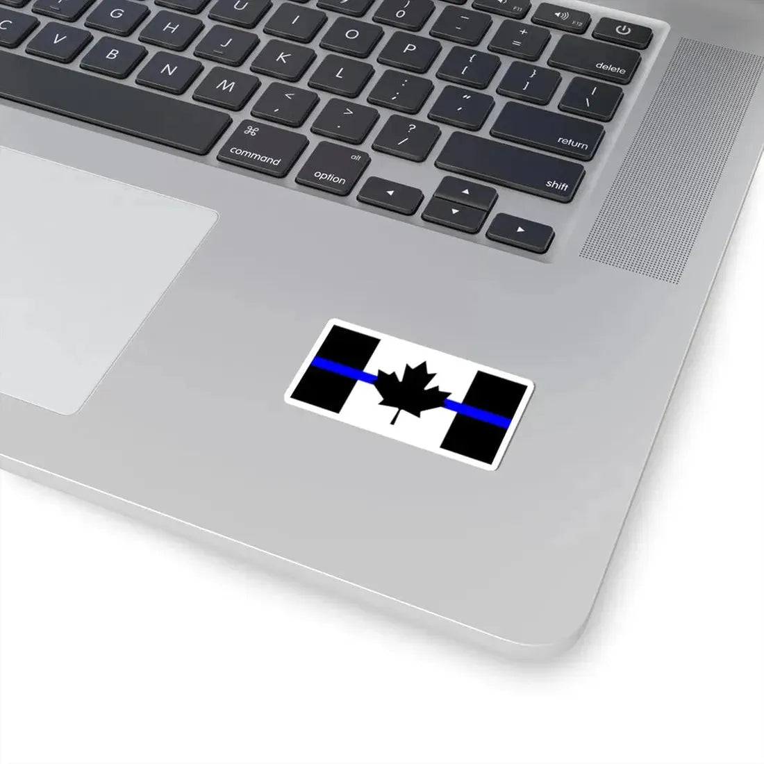 Thin Blue Line Flag Canada (Canada) STICKER Vinyl Kiss-Cut Decal - The Sticker Space