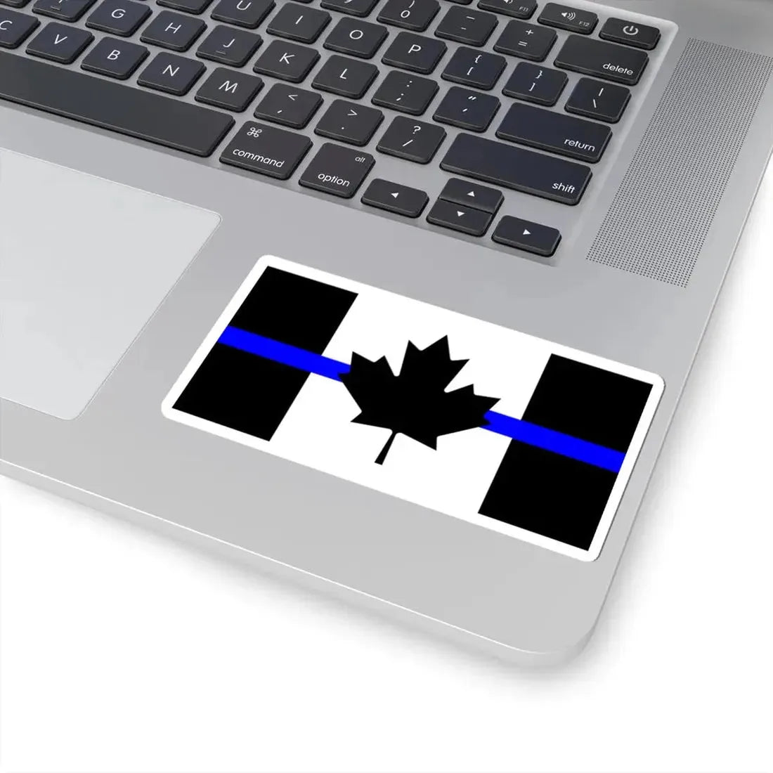 Thin Blue Line Flag Canada (Canada) STICKER Vinyl Kiss-Cut Decal - The Sticker Space