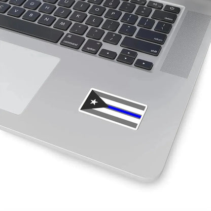 Thin Blue Line Flag Cuba (Cuba) STICKER Vinyl Kiss-Cut Decal - The Sticker Space