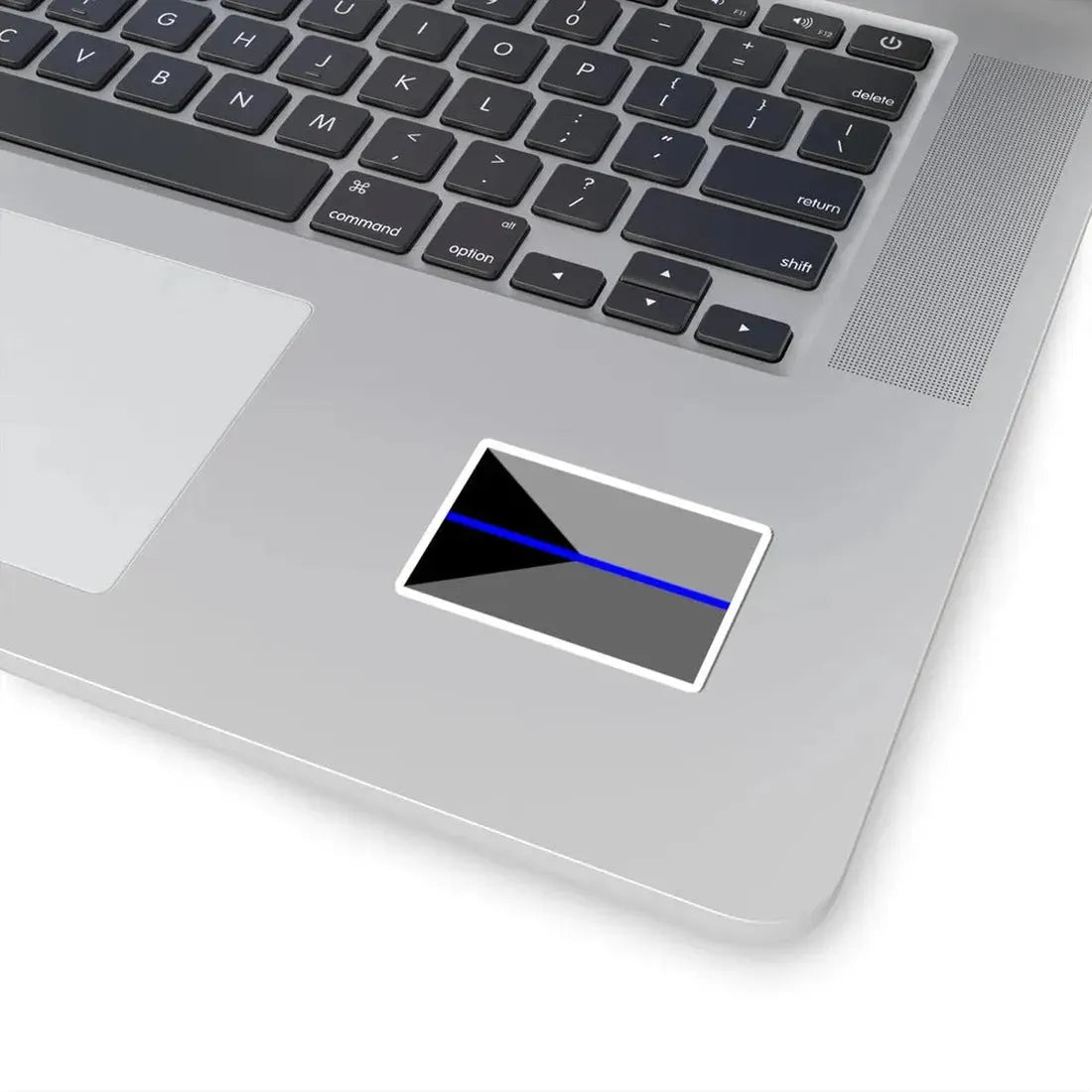 Thin Blue Line Flag Czech Republic (Czech Republic) STICKER Vinyl Kiss-Cut Decal - The Sticker Space