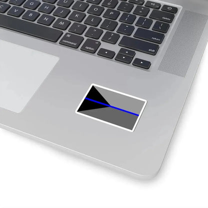Thin Blue Line Flag Czech Republic (Czech Republic) STICKER Vinyl Kiss-Cut Decal - The Sticker Space