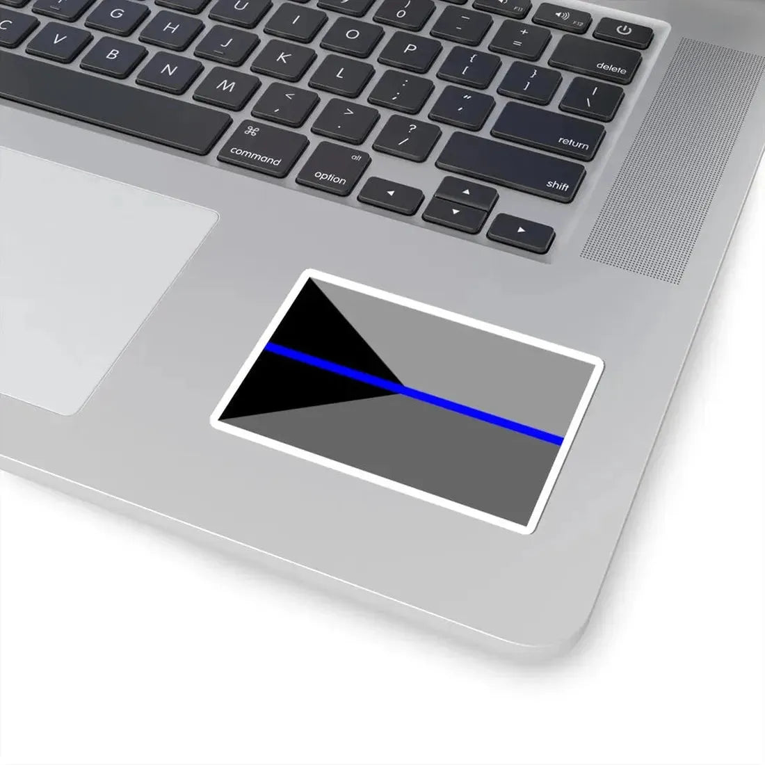 Thin Blue Line Flag Czech Republic (Czech Republic) STICKER Vinyl Kiss-Cut Decal - The Sticker Space