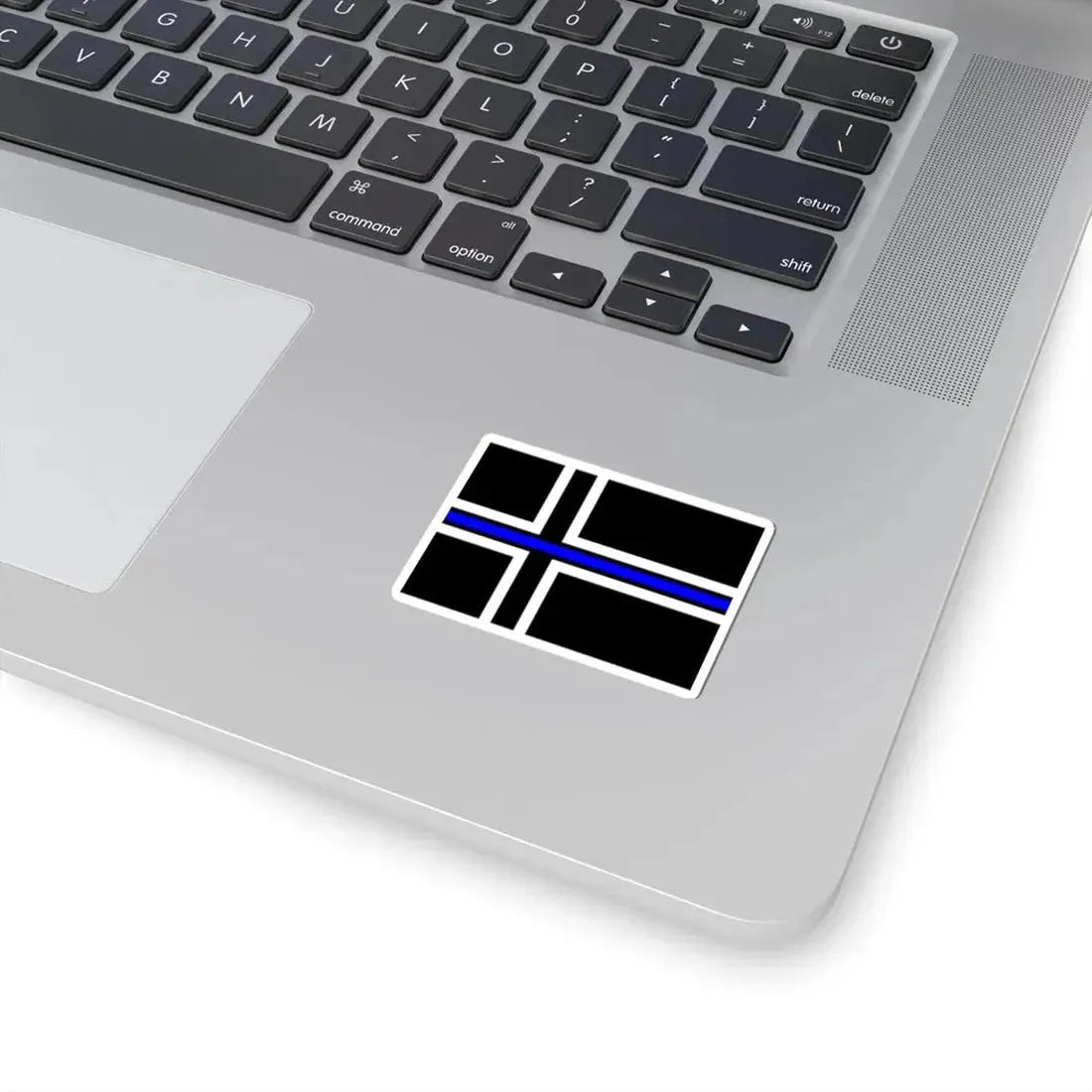 Thin Blue Line Flag Iceland (Iceland) STICKER Vinyl Kiss-Cut Decal - The Sticker Space