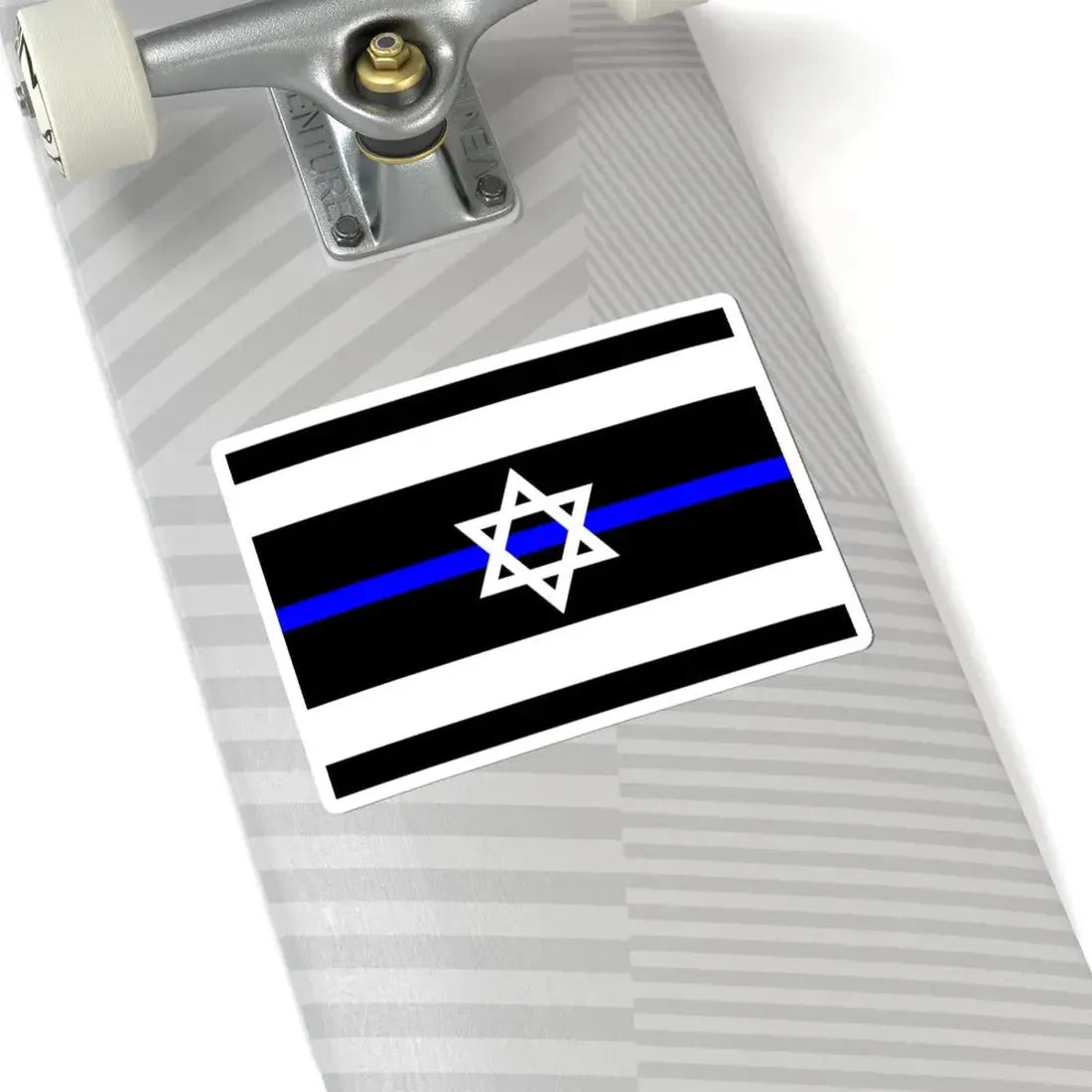 Thin Blue Line Flag Israel (Israel) STICKER Vinyl Kiss-Cut Decal - The Sticker Space