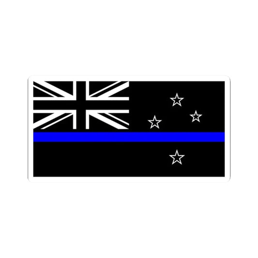Thin Blue Line Flag New Zealand (New Zealand) STICKER Vinyl Kiss-Cut Decal 2 Inch White - The Sticker Space
