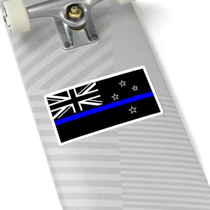 Thin Blue Line Flag New Zealand (New Zealand) STICKER Vinyl Kiss-Cut Decal - The Sticker Space