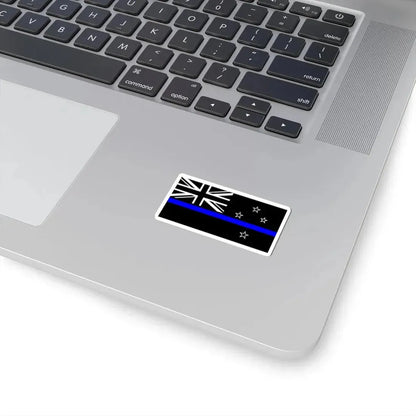 Thin Blue Line Flag New Zealand (New Zealand) STICKER Vinyl Kiss-Cut Decal - The Sticker Space