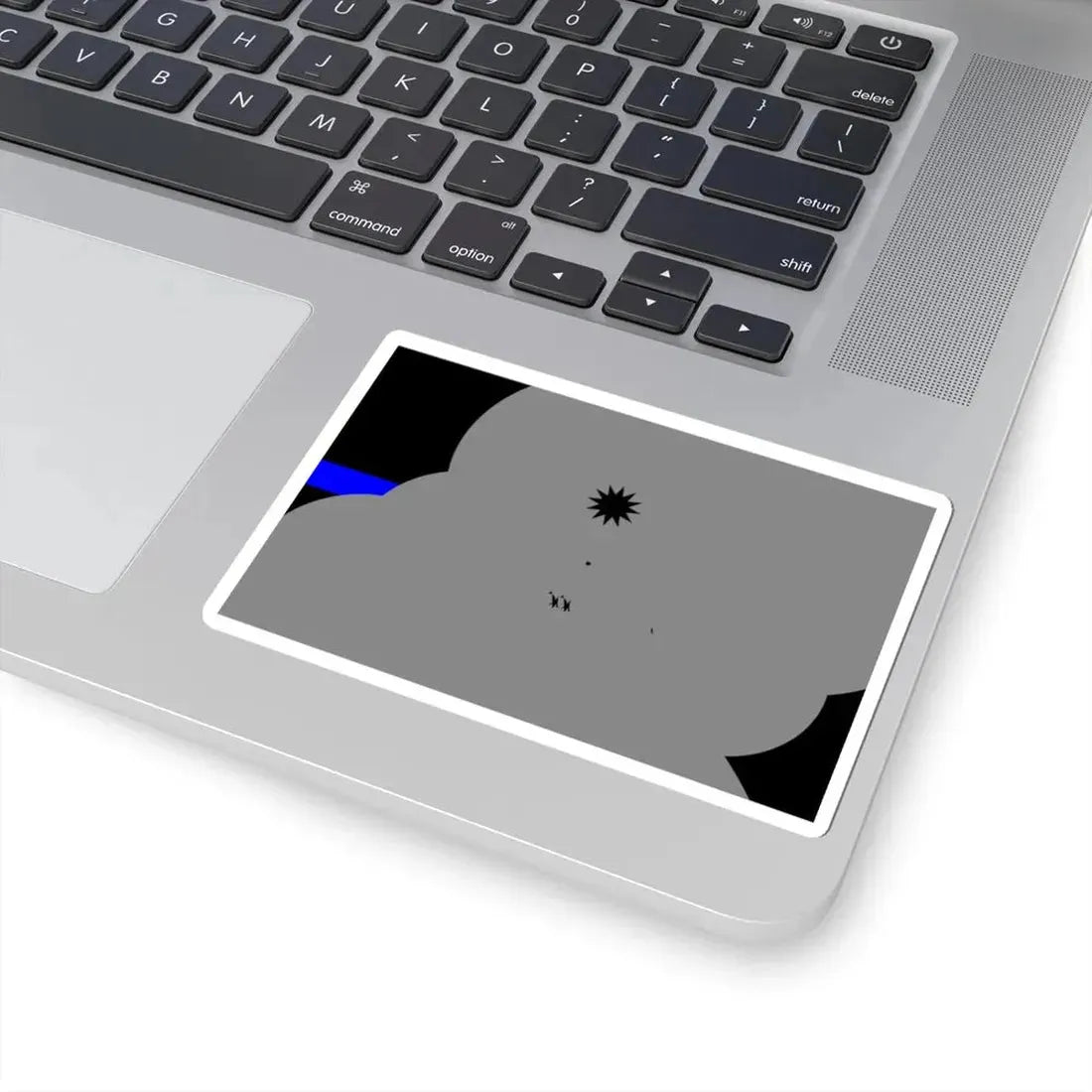 Thin Blue Line Flag police of the Republic of China (China) STICKER Vinyl Kiss-Cut Decal - The Sticker Space