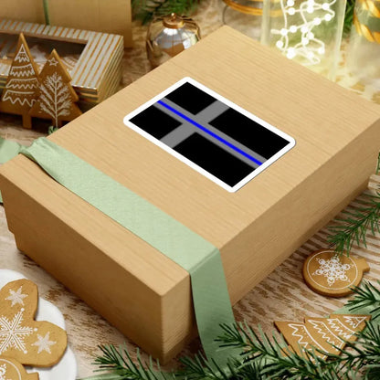 Thin Blue Line Flag Sweden (Sweden) STICKER Vinyl Kiss-Cut Decal - The Sticker Space