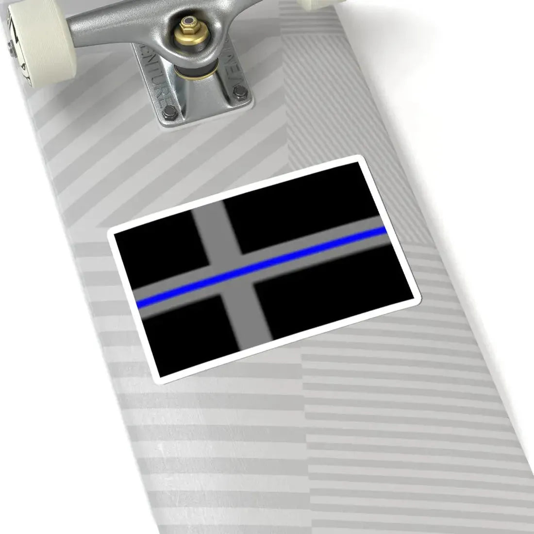 Thin Blue Line Flag Sweden (Sweden) STICKER Vinyl Kiss-Cut Decal - The Sticker Space