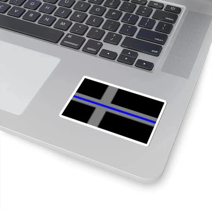 Thin Blue Line Flag Sweden (Sweden) STICKER Vinyl Kiss-Cut Decal - The Sticker Space