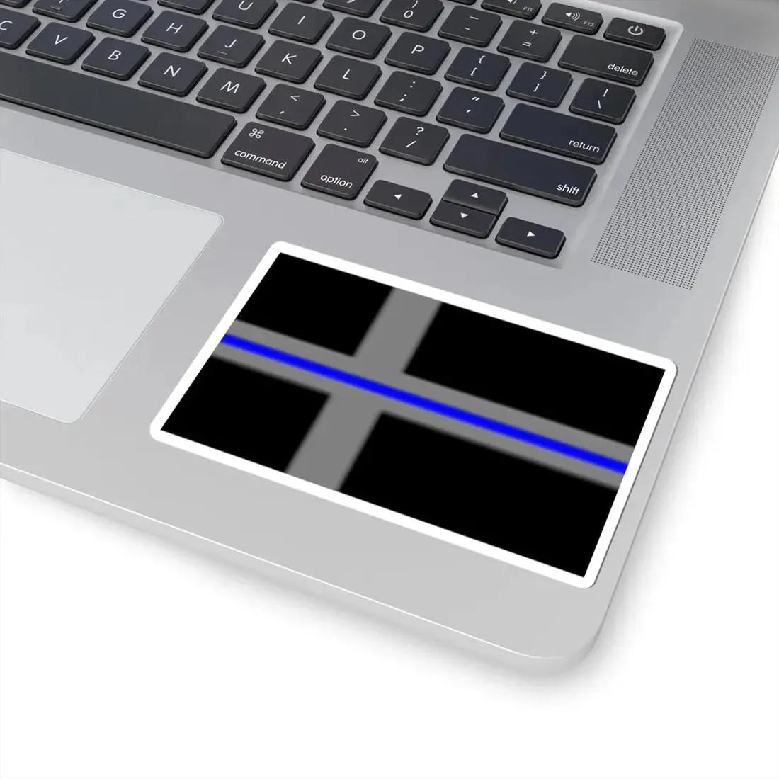 Thin Blue Line Flag Sweden (Sweden) STICKER Vinyl Kiss-Cut Decal - The Sticker Space