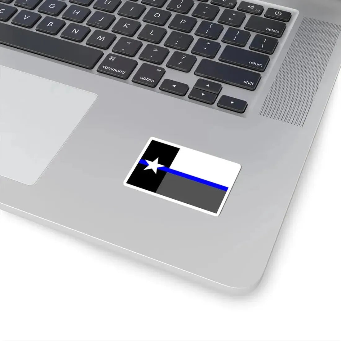 Thin Blue Line Flag Texas (United States) STICKER Vinyl Kiss-Cut Decal - The Sticker Space