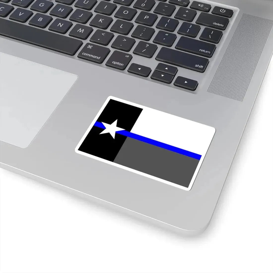 Thin Blue Line Flag Texas (United States) STICKER Vinyl Kiss-Cut Decal - The Sticker Space