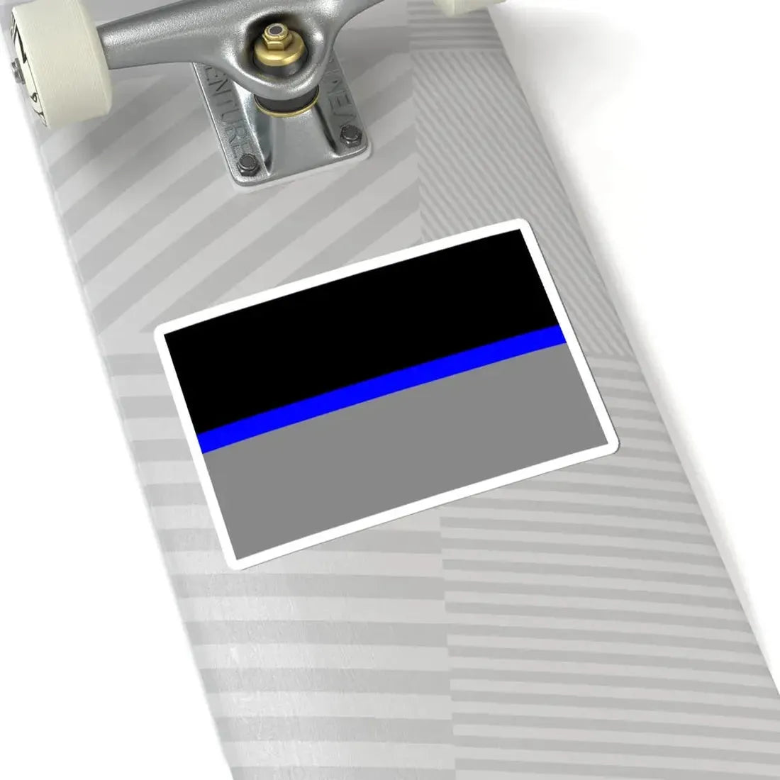 Thin Blue Line Flag Ukraine (Ukraine) STICKER Vinyl Kiss-Cut Decal - The Sticker Space