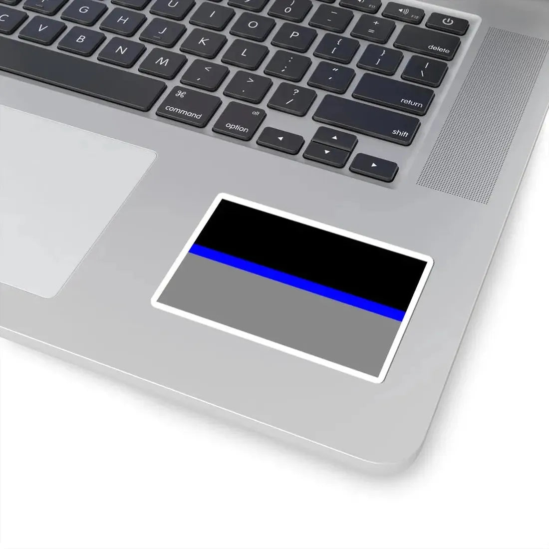 Thin Blue Line Flag Ukraine (Ukraine) STICKER Vinyl Kiss-Cut Decal - The Sticker Space