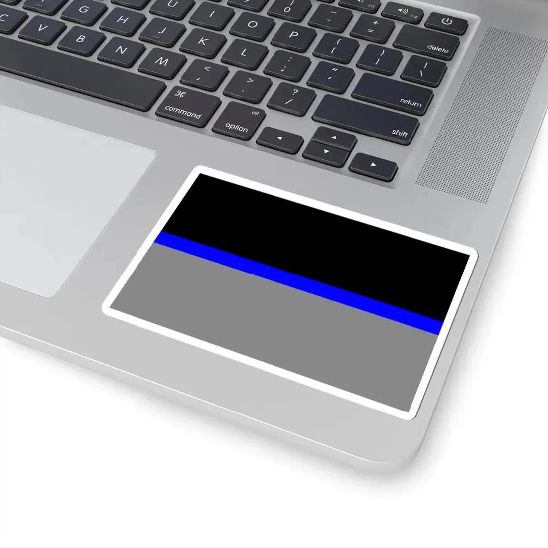 Thin Blue Line Flag Ukraine (Ukraine) STICKER Vinyl Kiss-Cut Decal - The Sticker Space
