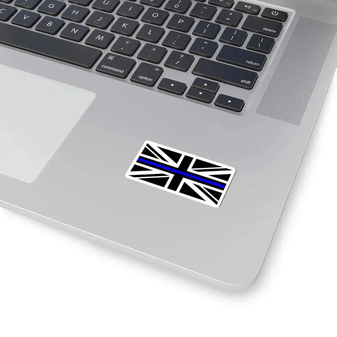 Thin Blue Line Flag United Kingdom (United Kingdom) STICKER Vinyl Kiss-Cut Decal - The Sticker Space
