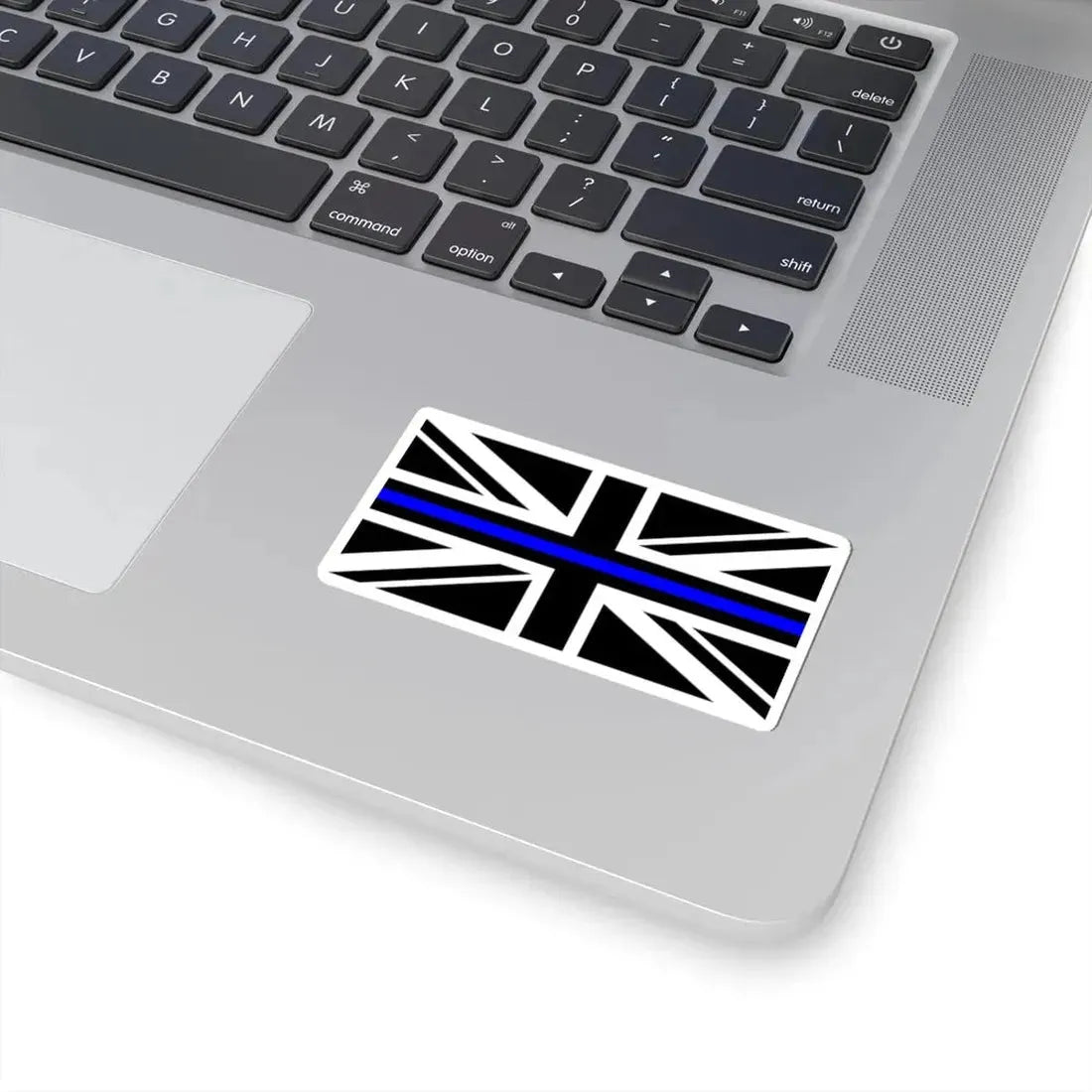 Thin Blue Line Flag United Kingdom (United Kingdom) STICKER Vinyl Kiss-Cut Decal - The Sticker Space