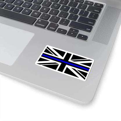 Thin Blue Line Flag United Kingdom (United Kingdom) STICKER Vinyl Kiss-Cut Decal - The Sticker Space