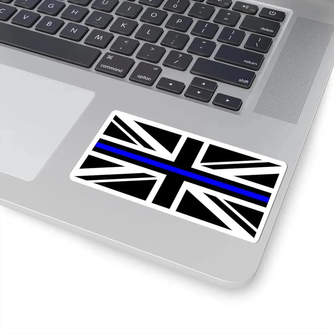 Thin Blue Line Flag United Kingdom (United Kingdom) STICKER Vinyl Kiss-Cut Decal - The Sticker Space