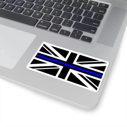 Thin Blue Line Flag United Kingdom (United Kingdom) STICKER Vinyl Kiss-Cut Decal - The Sticker Space