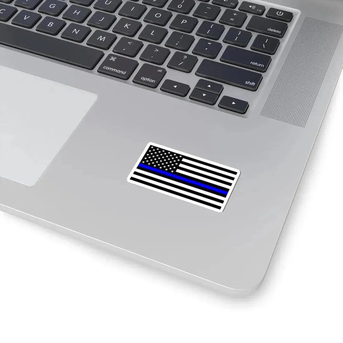 Thin Blue Line Flag United States (United States) STICKER Vinyl Kiss-Cut Decal - The Sticker Space